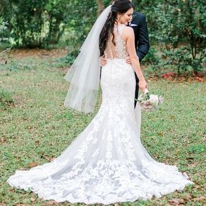 Tulle European Cut Wedding Veil